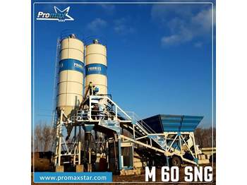 PROMAXSTAR Mobile Concrete Batching Plant PROMAX M60-SNG(60m³/h) - Betoonitehas