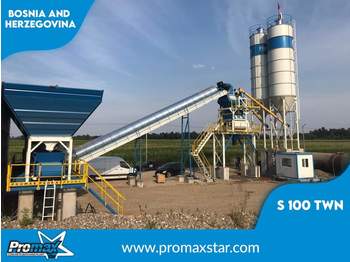 PROMAX Stationary Concrete Batching Plant S100-TWN (100m3/h) - Betoonitehas