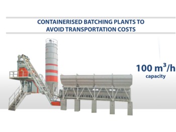 SEMIX SEMIX Compact Concrete Batching Plant 100 m³/h Containerised - Betoonitehas