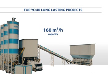 SEMIX Stationary Concrete Batching Plant 160 m³/h - Betoonitehas