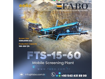 Uus Mobiilne purusti FABO FTS 15-60 Mobile Screening Plant | Tracked Screening Plant: pilt 1