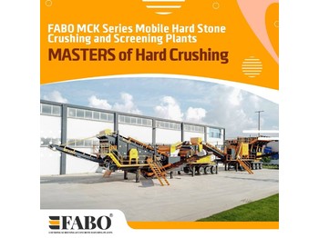 Uus Mobiilne purusti FABO MCK-110 MOBILE CRUSHING & SCREENING PLANT | JAW+SECONDARY: pilt 1