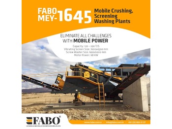 Uus Mobiilne purusti FABO MEY 1230 TPH MOBILE SAND SCREENING & WASHING PLANT: pilt 1