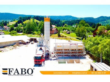 Uus Betoonitehas FABO SKIP SYSTEM CONCRETE BATCHING PLANT | 110m3/h Capacity: pilt 1