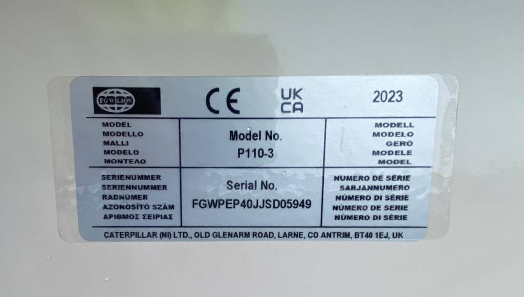Generaatorikomplekt FG Wilson P110-3 - 110 kVA Open Genset - DPX-16008-O: pilt 19