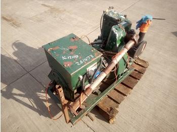  5KvA Skid Mounted Generater, Lister Petter  Engine - Generaatorikomplekt