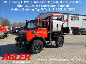 MERCEDES-BENZ Bitumenspritzgerät Unimog U1200 Aufbau Breining - Gudronaator