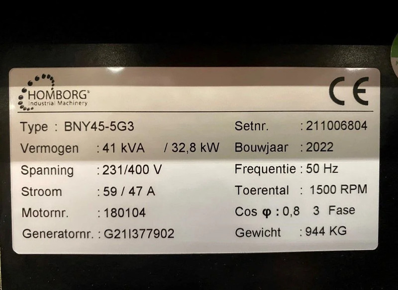 Uus Generaatorikomplekt Himoinsa Yanmar Stamford 45 kVA Supersilent generatorset Nieuw !: pilt 8