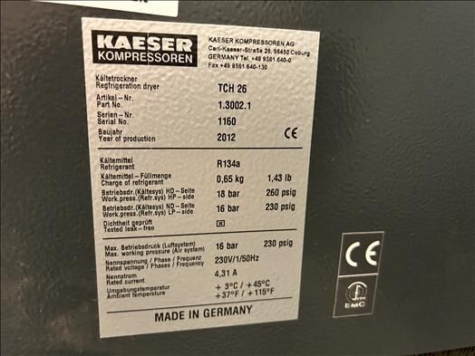 Õhukompressor Kaeser TCH26 Dryer: pilt 4
