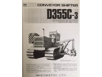 Torupaigaldusmasin Komatsu D 155 C CONVEYOR SHIFTER: pilt 1