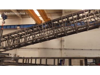 POLYGONMACH 1000x44400mm radial telescobic conveyor - Koonuspurusti