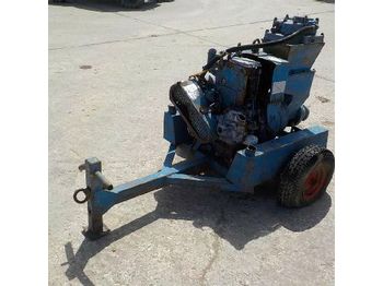 Veepump LOT # 4466 -- Sykes GP80 4" Water Pump c/w Lister Engine: pilt 1