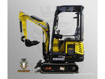 KINGWAY Mini Excavator Jeff 10 K Ramie Skrętne + bucket 300/500/800 - Miniekskavaator