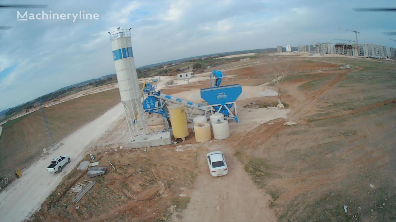 Uus Betoonitehas Plusmix 100 m³/hour MOBILE Concrete Plant - BETONNYY ZAVOD - CENTRALE A: pilt 18