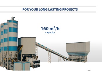 Uus Betoonitehas SEMIX Stationary Concrete Batching Plant 160 m³/h: pilt 1