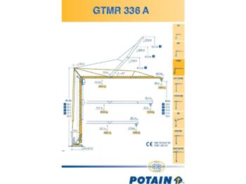 Potain GTMR 336 A - Tornkraana