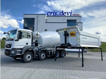 Tsemendisegaja MAN TGS 41.430 8x4 Mischer - Kipper Wechselsystem /