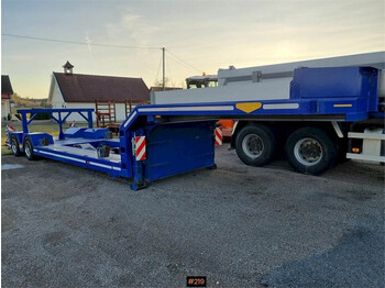 Broshuis 2 axle Lowboy trailer with extension for boat tran - Haagis