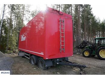 TYLLIS 4PVH Wood Chip Combi trailer with hydraulics - Furgoonjärelhaagis