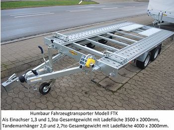 Uus Treiler järelhaagis Humbaur - FTK274020 Fahrzeugtransporter Autotransporter: pilt 1