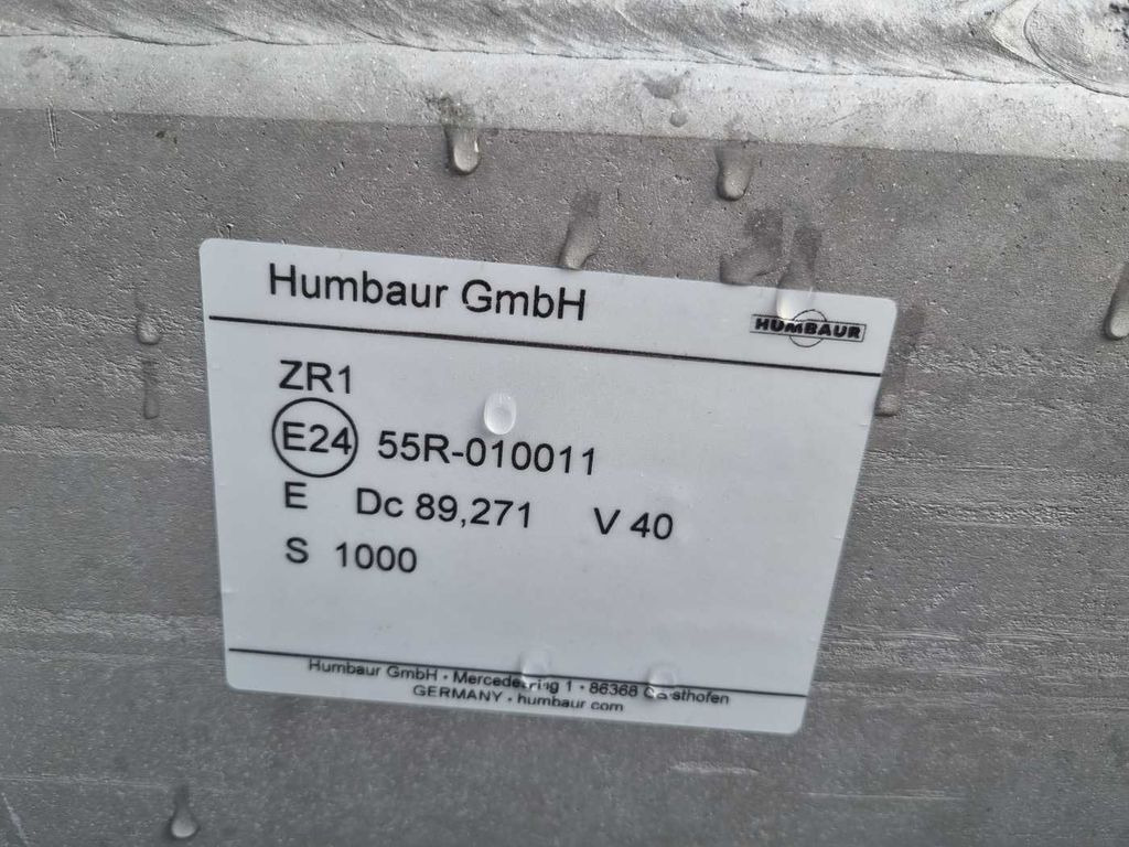 Uus Madal platvorm järelhaagis Humbaur HS 654020 BS Tandem Tieflader: pilt 15