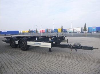 Krone ZZW 18 eLE10 Box Carrier  - Konteinerveduk/ Tõstuk järelhaagis