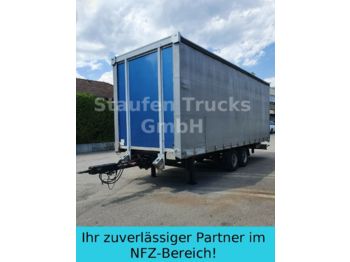Külgkardinaga järelhaagis Spier Tandem Pritsche/ Schiebe Plane luftgefedert