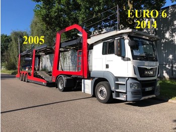 Treiler järelhaagis Lohr Eurolohr, Truck 2014, EURO 6, Retarder, Airco, Car Transporter, Navigation, Combi: pilt 1