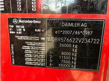 Prügiauto Mercedes-Benz 2629 6X2 Seitenlader Speed Paddle Top Zustand: pilt 4