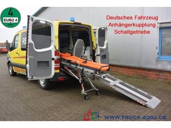 Kiirabiauto Mercedes-Benz Sprinter 315 CDI RTW Trage Rollstuhl Rampe AHK: pilt 1