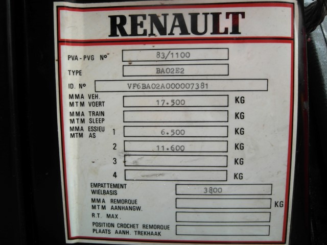 Tuletõrjeauto Renault G 260: pilt 5