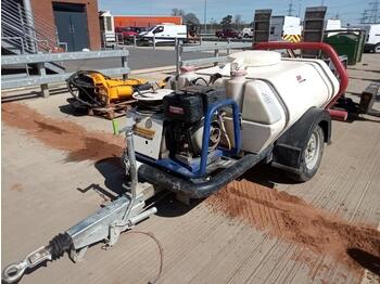  Brendon Bowsers Single Axle Pastic Water Bowser, Yanmar Pressure Washer - Survepesur