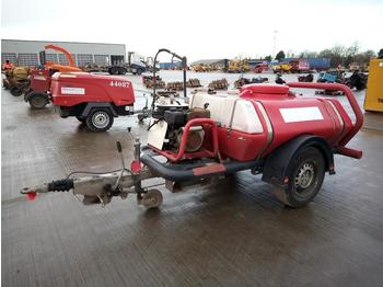  Brendon Bowsers Single Axle Plastic Water Bowser, Yanmar Pressure Washer - Survepesur
