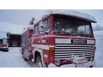Scania 81 Brannbil EU-godkjent (motorredskap) SE VIDEO  - Tuletõrjeauto