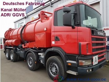 Vaakumveok Scania 124C Kanal Müller Hochdruck Saugspüler ADR GGVS