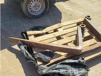  Pallet Tynes to suit Forklift (2 of) - kahvlid