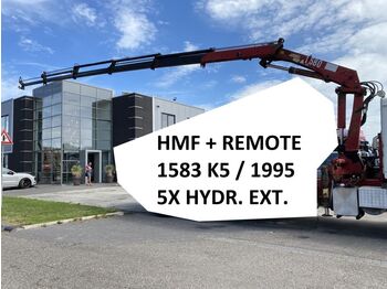 HMF 1583 K5 + REMOTE CONTROL - 5X HYDRAULIC EXTE  - Kraana-manipulaator
