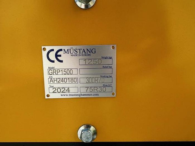 Uus Haarats Mustang GRP1500 Abbruch- & Sortiergreifer: pilt 9