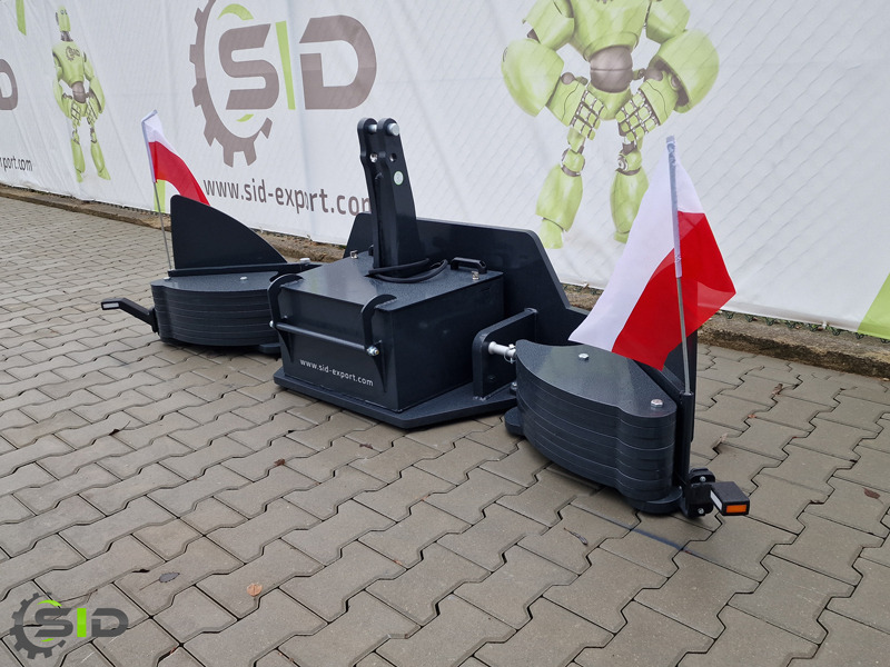 Uus Vastukaal - Traktor SID AGRIBUMPER / FRONTGEWICHT Frontbalast Stahlgewicht 430 KG: pilt 5