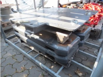 CLAAS 4x 400kg Xerion Gewichte mit Grundplatte - Vastukaal