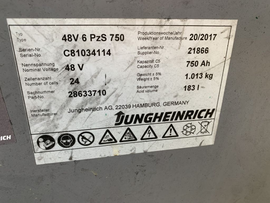 Elektritõstuk Jungheinrich EFG316: pilt 5