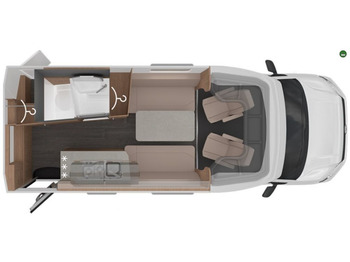 Knaus Tourer CUV 500 LT CUVISION Modell 2024 mit 150 P  - Campervan: pilt 2