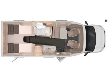 Uus Poolintegreeritud matkaauto Knaus Van TI Plus 650 MEG Platinum Selection Modell 20: pilt 1