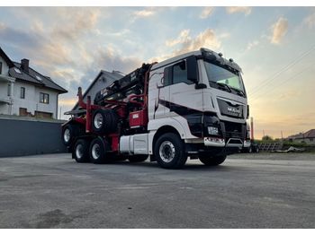 MAN MAN TGX 26.580 6x4 euro 6 do drewna dłużycy lasu huttner doll Loglift epsilon - Metsahaagis