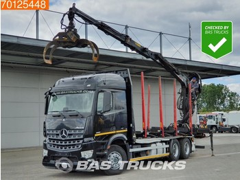 Mercedes-Benz Arocs 2651 L 6X4 German-Truck Retarder Euro 6 Hiab F140ZT 95 - Metsahaagis