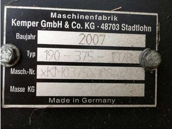 Kemper M 375 JD78 10-REIH. - Maisikoristusmasin
