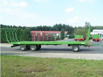 Pronar Ballenwagen TO 26 M, 18 t., Druckluft, 3-achser  - Põllutöö platvormjärelhaagis
