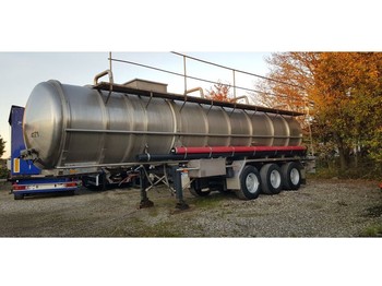 Tsistern poolhaagis Burg 25000 L ADR Tanktrailer Inox for Acid, Coated,: pilt 1
