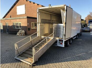 Loomaveo poolhaagis Doornwaard Be oplegger vee trailer 5 ton's Veewagen doornwaard: pilt 1