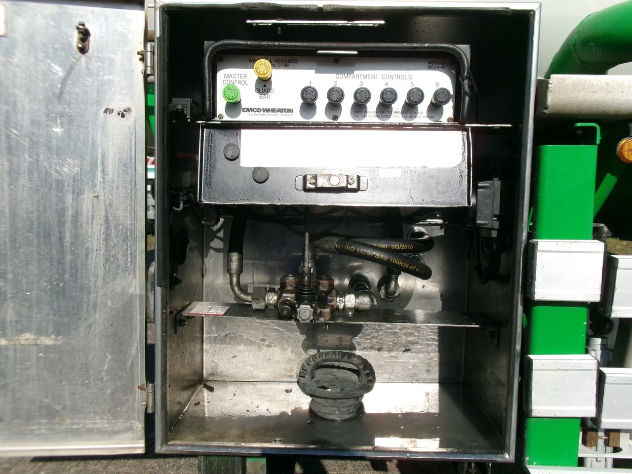 Tsistern poolhaagis transporditavad ained kütust Feldbinder Fuel tank alu 42 m3 / / 6 comp + pump: pilt 17